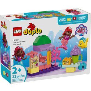 3/$55❤️LEGO DUPLO 10420 Ariel and Flounder's Café Stand Pre-School Building Toy